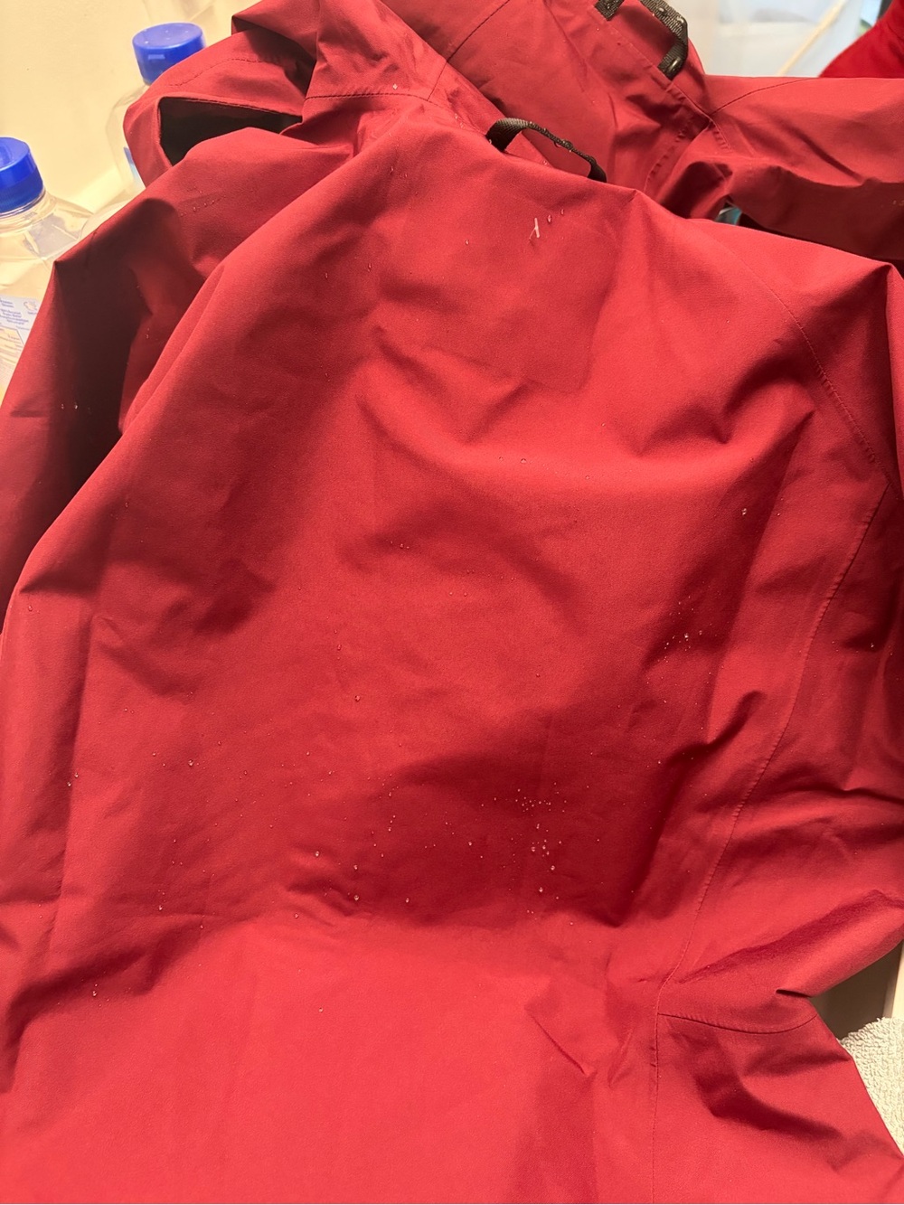 Adidas Terrex Gore-tex Rain Ski Snowboard Jacket Red Burgundy size XS - Picture 12 of 12